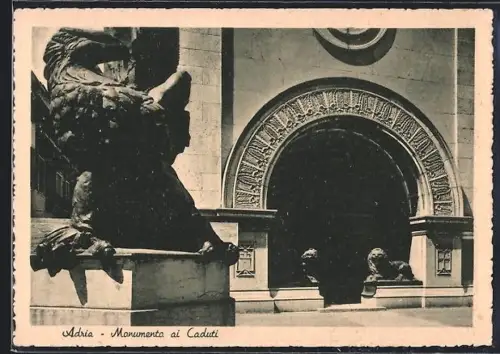 AK Adria, Monumento ai Caduti