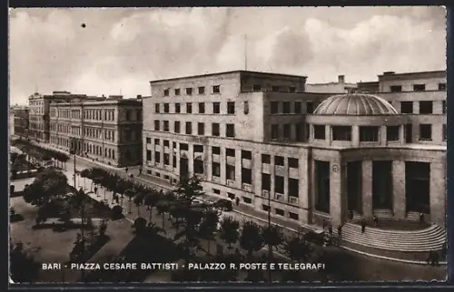 AK Bari, Piazza Cesare Battisti, Palazzo R. Poste e Telegrafi