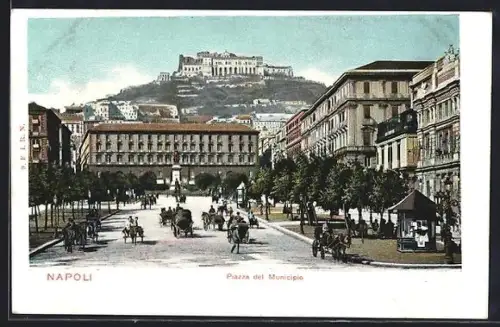 AK Napoli, Piazza del Municipio