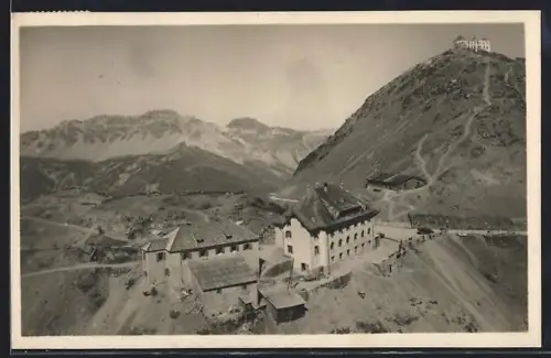 AK Passo dello Stelvio, Passo dello Stelvio colla Cima tre Lingue