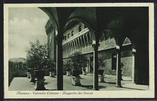 AK Ferrara, Castello Estense, Loggetta dei limoni