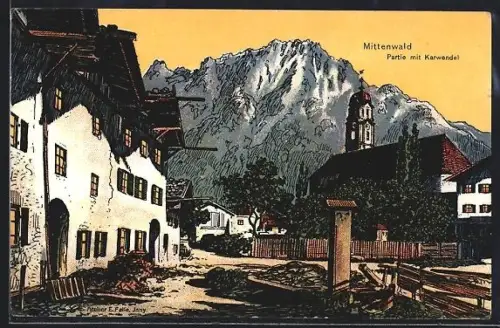 Künstler-AK Eugen Felle: Isny, Atelier E. Felle, Aurora