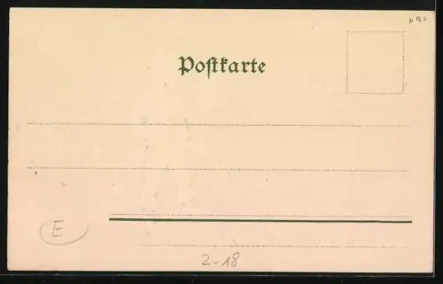 Präge-AK Mann mit Pfeife und Schirm, Schön ausgeschmückte Reiseskizzen Könnt Ihr in jeder Zeitung lesen...