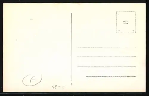 Foto-AK Tanzendes Paar in einem Garten mit Radio