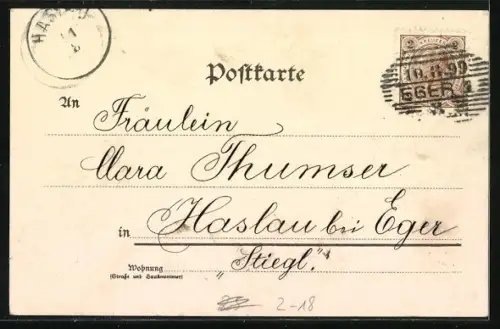 Lithographie Edelweis mit Bergen, Das was ich sehe, Dir zu schildern Fehlt mir`s an Worten und an Bildern...