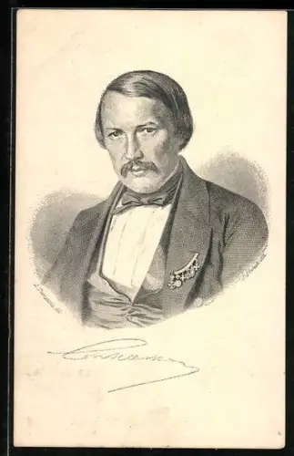 AK Hendrik Conscience, Porträt mit Orden