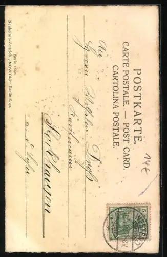 AK Theodor Körner, Porträt in Uniform