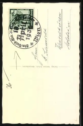 AK Friedrich Hebbel, Porträt im Passeparpout mit Lebensdaten