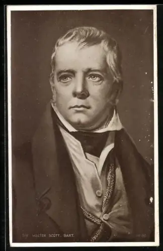 AK Sir Walter Scott im Porträt