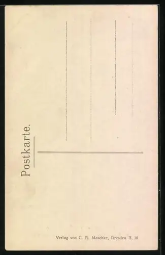 AK Gräfin Luise von Montignoso mit Prinzessin Anna Monica von Sachsen