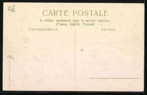 AK Mädchen mit Blumen