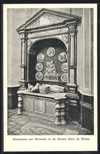 AK Breda, Monument van Renesse in de Groote Kerk