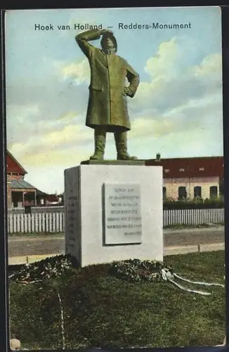 AK Hoek van Holland, Redders-Monument