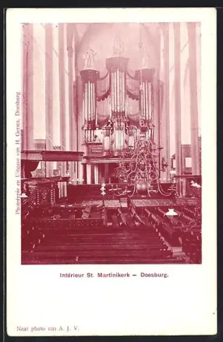 AK Doesburg, Intérieur St. Martinikerk