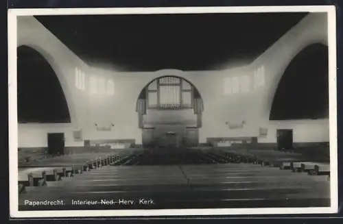 AK Papendrecht, Interieur Ned. Herv. Kerk