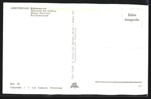 AK Amsterdam, Rijksmuseum