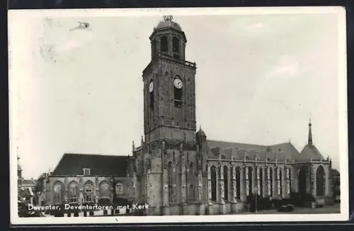AK Deventer, Deventertoren met Kerk