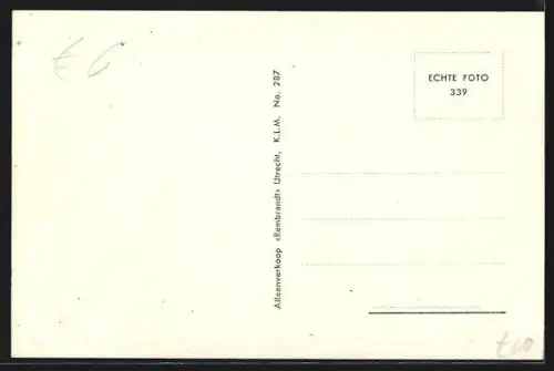 AK Deventer, Strassenpartie mit Kirche
