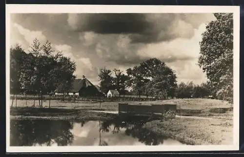 AK Vierhouten, De Eikenhoeve met Heimanshof