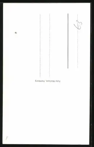 AK Musiker Fred. Weyrich mit lachendem Gesicht