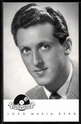AK Musiker Jörg Maria Berg mit Föhnfrisur