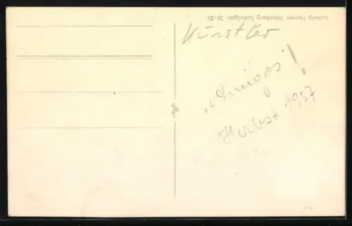 AK Musiker der Band Amigos mit Instrumenten, 1957