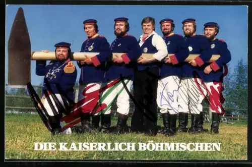 AK Musiker der Gruppe Die Kaiserlich Böhmischen
