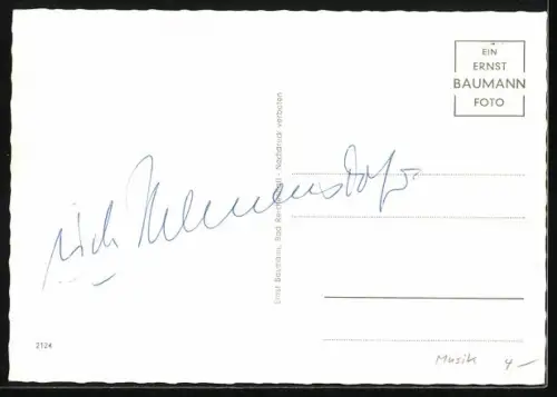 AK Musiker der Gruppe Die Reichenhaller Schrammeln mit Instrumenten, Rathaus, Seilbahn