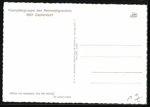 AK Zapfendorf, Musiker der Klampfengruppe des Rennsteigvereins Zapfendorf