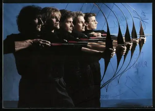 AK Musikergruppe Münchner Freiheit mit Bögen