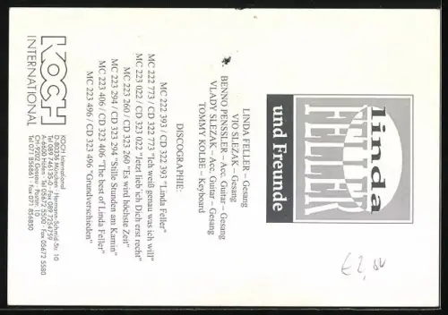 AK Musikerin Linda Feller und Freunde mit Gitarren