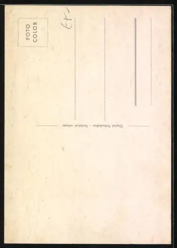 AK Musiker Roger Fritz im Anzug mit gepunkteter Krawatte