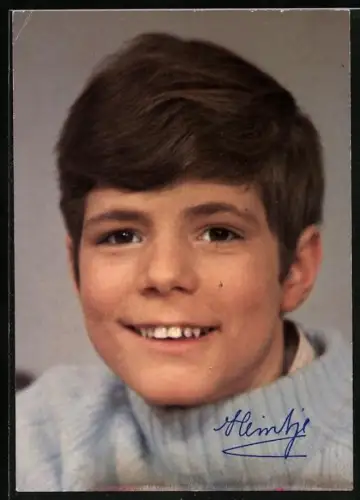 AK Musiker Heintje mit Strickpullover