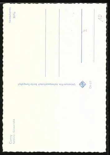 AK Musikerin Conny Froboess mit verführerischem Blick in die Kamera