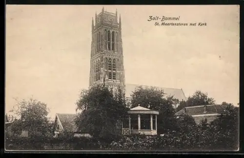 AK Zalt-Bommel, St. Maartenstoren met Kerk