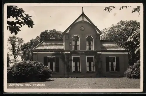 AK Geesteren, Herv. Pastorie, Blick auf das Pfarrhaus
