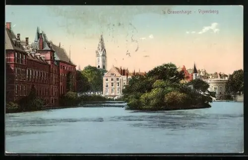 AK `s Gravenhage, Vijverberg