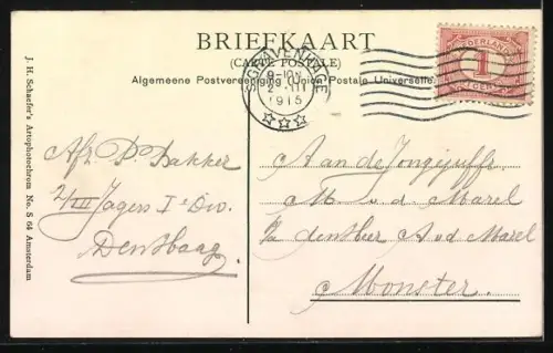 AK `s Gravenhage, Vijverberg