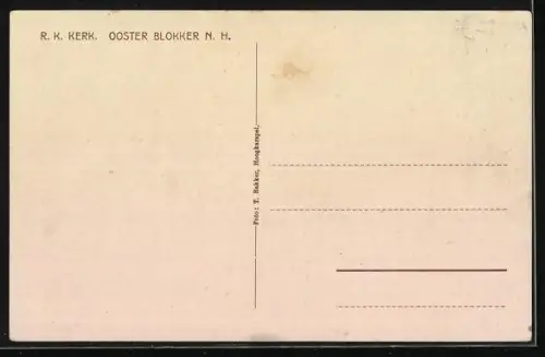 AK Ooster Blokker, R. K. Kerk