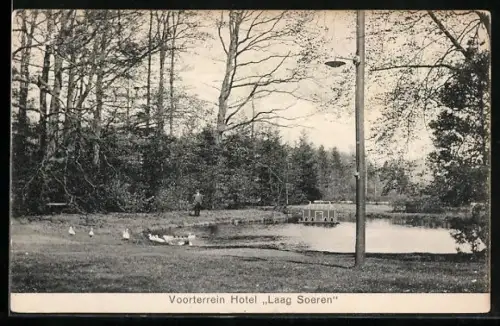 AK Laag Soeren, Voorterrein Hotel Laag Soeren