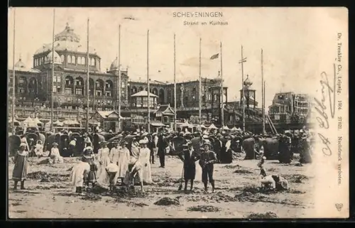 AK Scheveningen, Strand en Kurhaus