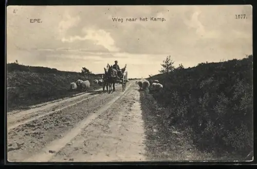 AK Epe, Weg naar het Kamp