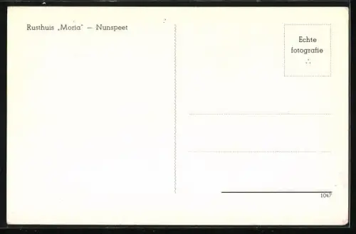 AK Nunspeet, Rusthuis Maria