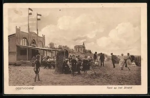 AK Oostvoorne, Tent op het Strand