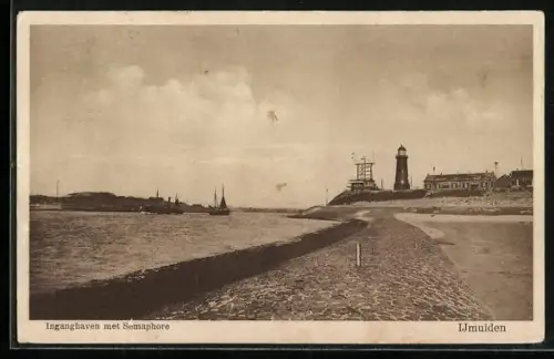 AK IJmuiden, Inganghaven met Semaphore