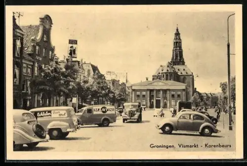 AK Groningen, Vismarkt, Korenbeurs