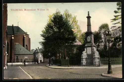 AK Tilburg, Monument Willem II.