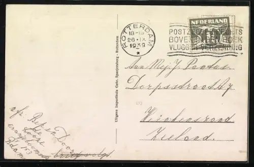 AK Rotterdam, Afrikaanderplein, Oranjeboomstraat, Strassenbahn