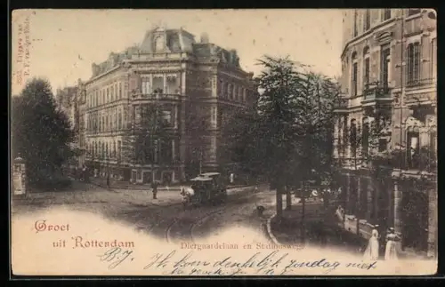 AK Rotterdam, Diergaardelaan en Stationsweg