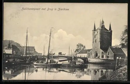 AK Zierikzee, Zuidhavenpoort met Brug